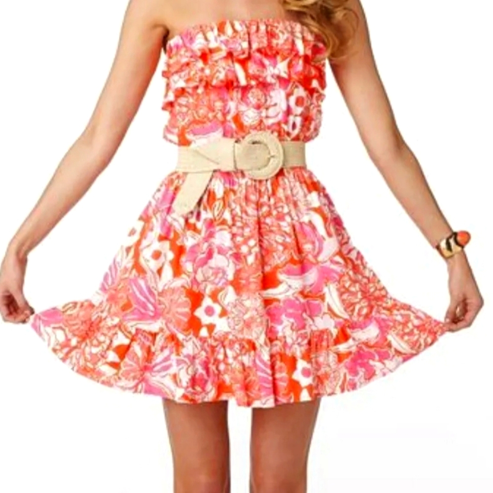 Lilly Pulitzer Quincy Tango Print Dress Size XS